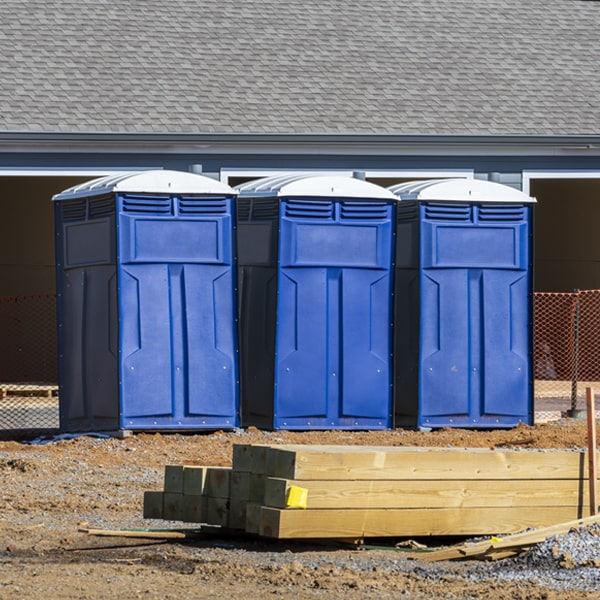 how can i report damages or issues with the portable restrooms during my rental period in Webster Minnesota